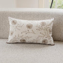 Axyaa Dandelion Leaves Embroidered Cushion Cover, Country Style, 45x45cm
