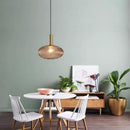 Axyaa Retro LED Glass Pendant Lamp for Home Decor Lighting