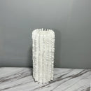 Axyaa Handcrafted Pleated Ceramic Vase with Irregular Ripples