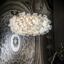 Axyaa Modern Acrylic Flower Chandelier for Bedroom and Dining Room