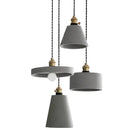 Nordic Cement LED Pendant Lights by Axyaa - American Vintage Dinning Room Suspension Fixture