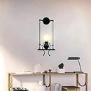 Axyaa Human-shaped Swing Wall Light E27 for Bedroom Living Room Corridor Dining Room