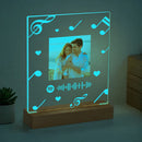 Custom Portrait Acrylic Lamp with Song & Photo for Axyaa Couples Gift