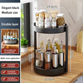 Axyaa Rotating Seasoning Storage Organizer Shelf