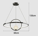 Axyaa Modern Chandelier Stair Pendant Lamp Living Room Lighting Interior Pendant Lights