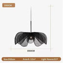 Axyaa Wabi Sabi Flower Chandelier French Fabric Pendant Light