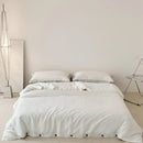 Axyaa Jacquard Eucalyptus & Cotton 3pcs Duvet Cover Set - High Quality