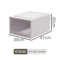 Axyaa Closet Storage Bin with Lid - Desktop Organizer for Clothes, Underwear, Socks