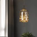 Axyaa Glass Pendant Lights - Modern Bedroom Chandelier for Ceiling Decoration