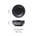 Axyaa Japanese Ceramic Seasoning Plate for Home & Restaurant Decor