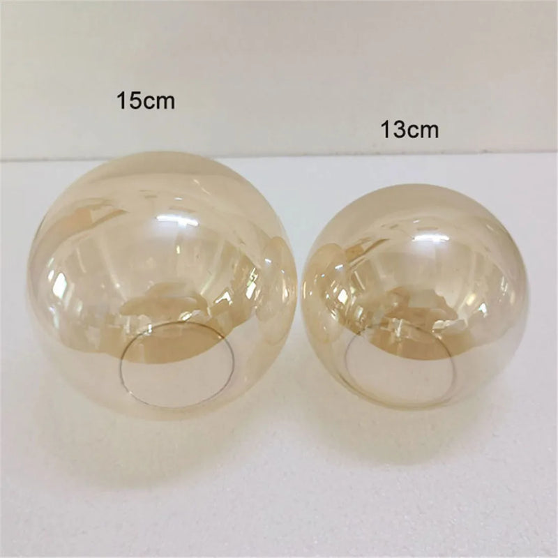 Axyaa Glass Shade Replacement for Magic Bean Lighting, 7cm Opening, 13cm D, 15cm D