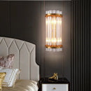 Luxury Crystal Wall Lamp for Modern Bedroom and Living Room by Axyaa
