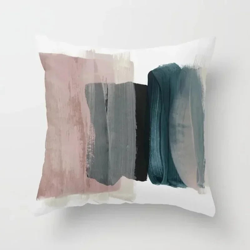 Geometric Abstract Pillow Case 45x45cm Axyaa Home Decor Square Cushion Cover