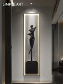 Axyaa Modern Abstract LED Wall Lamp for Home Decor