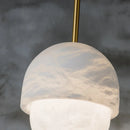 Axyaa Marble Chandelier: Elegant Lighting for Bedroom, Dining Room, or Hotel