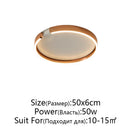 Axyaa Rose Gold Modern LED Ceiling Light Surface Mounted Minimalist Home Lighting