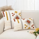 Nordic Jacquard Embroidery Velvet Pillowcase Cojines by Axyaa