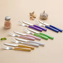 Axyaa Stainless Steel Cutlery Set with Anti-slip Handle - 12pcs, Mirror Finish