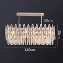 Axyaa Crystal Chandelier Pendant Light for Living Room and Bedroom