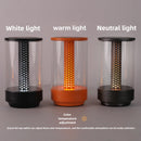 Axyaa Rechargeable LED Candlelight Bedhead Night Light Desk Lamp