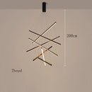 Axyaa Crystal Chandelier Stair Pendant Living Room Lighting Home Decor Light