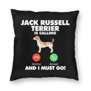 Axyaa Jack Russell Terrier Nordic Pillowcase for Stylish Living Room Decor