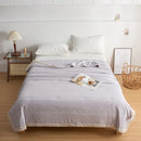 Axyaa Mulberry Silk Seersucker Summer Quilt - Lightweight Comfortable Bed Duvet
