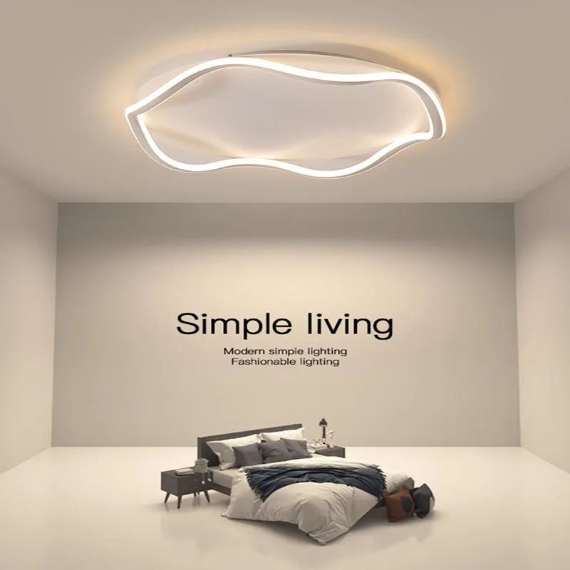 Axyaa Cloud LED Ceiling Light 2025 Home Master Bedroom Modern Eye Protection