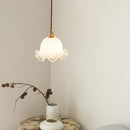 Axyaa Nordic LED Pendant Lights Copper Glass Chandelier