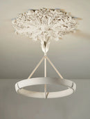 Axyaa Bohemian Retro Carved Chandelier for Dining Room and Bedroom