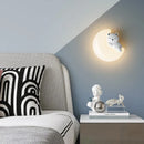 Axya LED Star Moon Bear Bunny Wall Lamp for Bedroom Study Living Hallway Nursery
