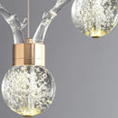 Axyaa Crystal Antler Mini Pendant Light for Bedroom Decor Lighting
