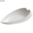 Axyaa Heart Shaped Fish Plate Set - Restaurant Tableware