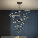 Axyaa LED Chandelier Pendant Light for Modern Dine Room Ceiling Lighting