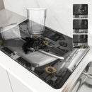 Axyaa Highland Kitchen Draining Mat, Quick Dry Bathroom Pad