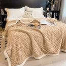Axyaa Velvet Bed Blanket Luxury Comforter, Thick & Warm, Machine Washable