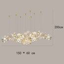 Axyaa Modern Vintage LED Stair Chandeliers for Living Room Ceiling Indoor Lighting