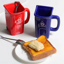 Axyaa Ceramic Trash Can Coffee Cup - Funny & Creative Mug Gift