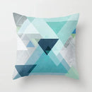Axyaa Geometric Abstract Polyester Cushion Cover 45x45cm