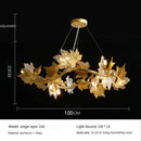 Axyaa Maple Leaf Pendant Light for Modern Minimalist Living Room