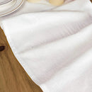 Axyaa Romantic Ruffled Cotton Table Runner - Rural Style Dining Table Decor