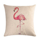 Animal Print Linen Pillowcase by Axyaa - Home Decor Cushion Cover