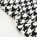 Axyaa Houndstooth Decor Throw Blanket Soft Sofa Scarf, Modern Bed Flag Tassel