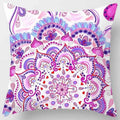 Axyaa Indian Mandala Print Polyester Pillow Case Sofa Decor Throw Pillows 45x45cm