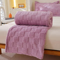 Axyaa Cozy Flannel Fleece Blanket, 180*200cm, Single Double Size