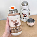 Axyaa Cartoon Puppy Thermos Stainless Steel Tea Separation Water Cup