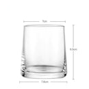 Axyaa 270ML Glass Mug - Modern Simple Style for Tea, Coffee, Juice & Water