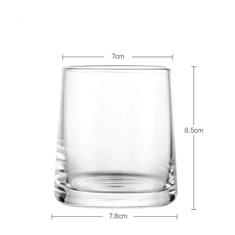Axyaa 270ML Glass Mug - Modern Simple Style for Tea, Coffee, Juice & Water