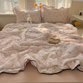 Axyaa Cloud Kapok Knit Cotton Summer Quilt Set