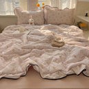 Axyaa Cloud Kapok Knit Cotton Summer Quilt Set